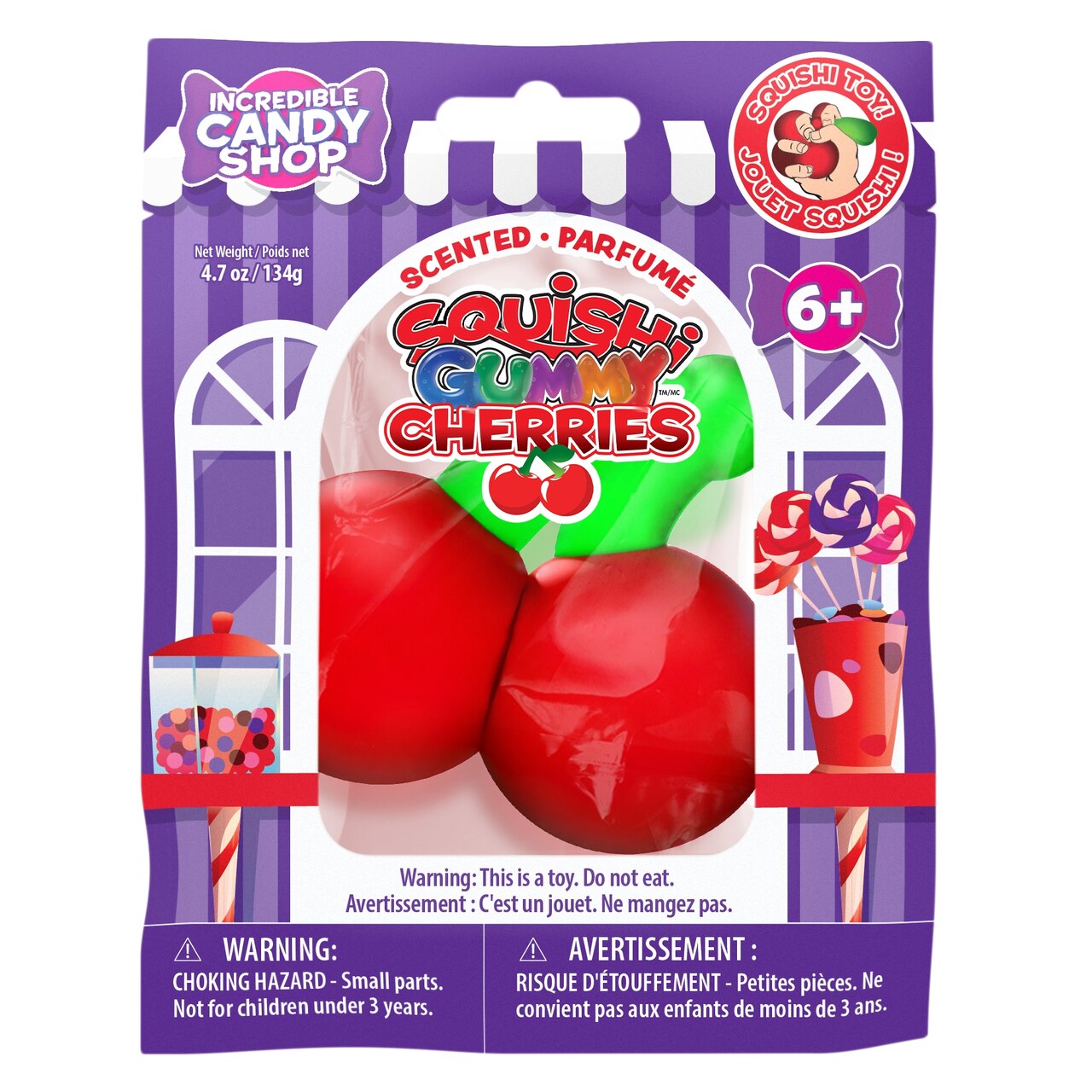 【chiropi】スクイーズ Squishi Gummy Cherries Candy Scented | Indigo
