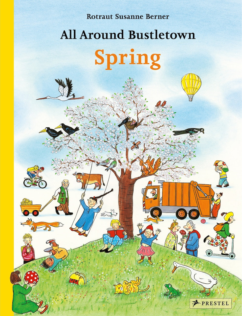 All Around Bustletown: Spring by Rotraut Susanne Berner, (Board