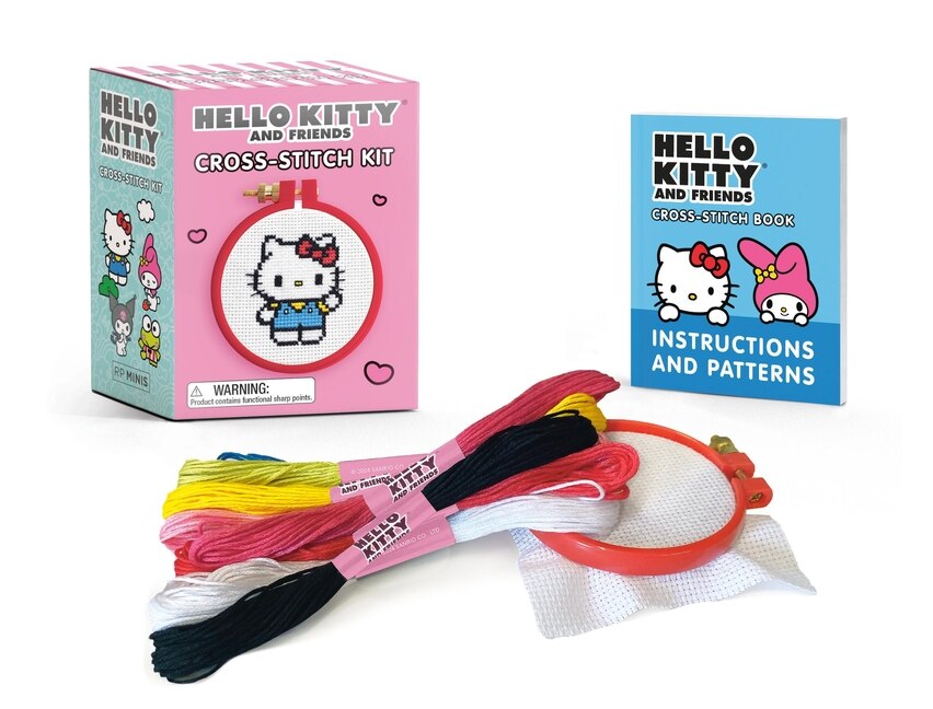Hello Kitty and Friends Cross-Stitch Kit by Sosae Caetano