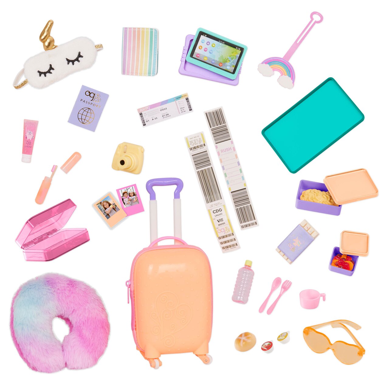 Precious Girl/Are You There? 限定盤／通常盤セット Our Generation Over the Rainbow 18-inch Doll Luggage & Travel Set