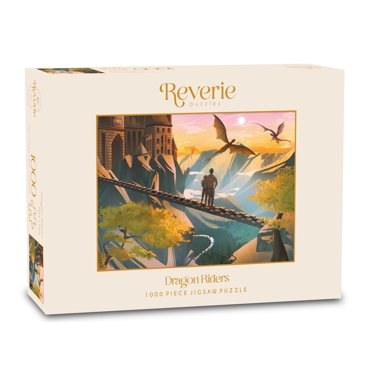 Dragon Riders (Fourth Wing), 1000PC Jigsaw Puzzle Officially