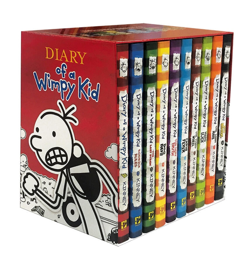 Diary of a Wimpy Kid Box of Books 1–10 Hardcover Gift Set by Jeff