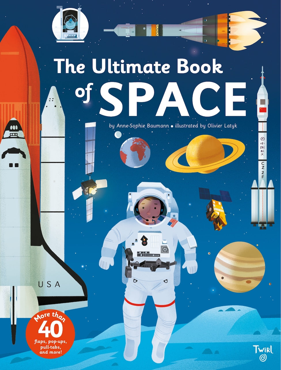 The Ultimate Book of Space by Anne-Sophie Baumann, (Hardcover