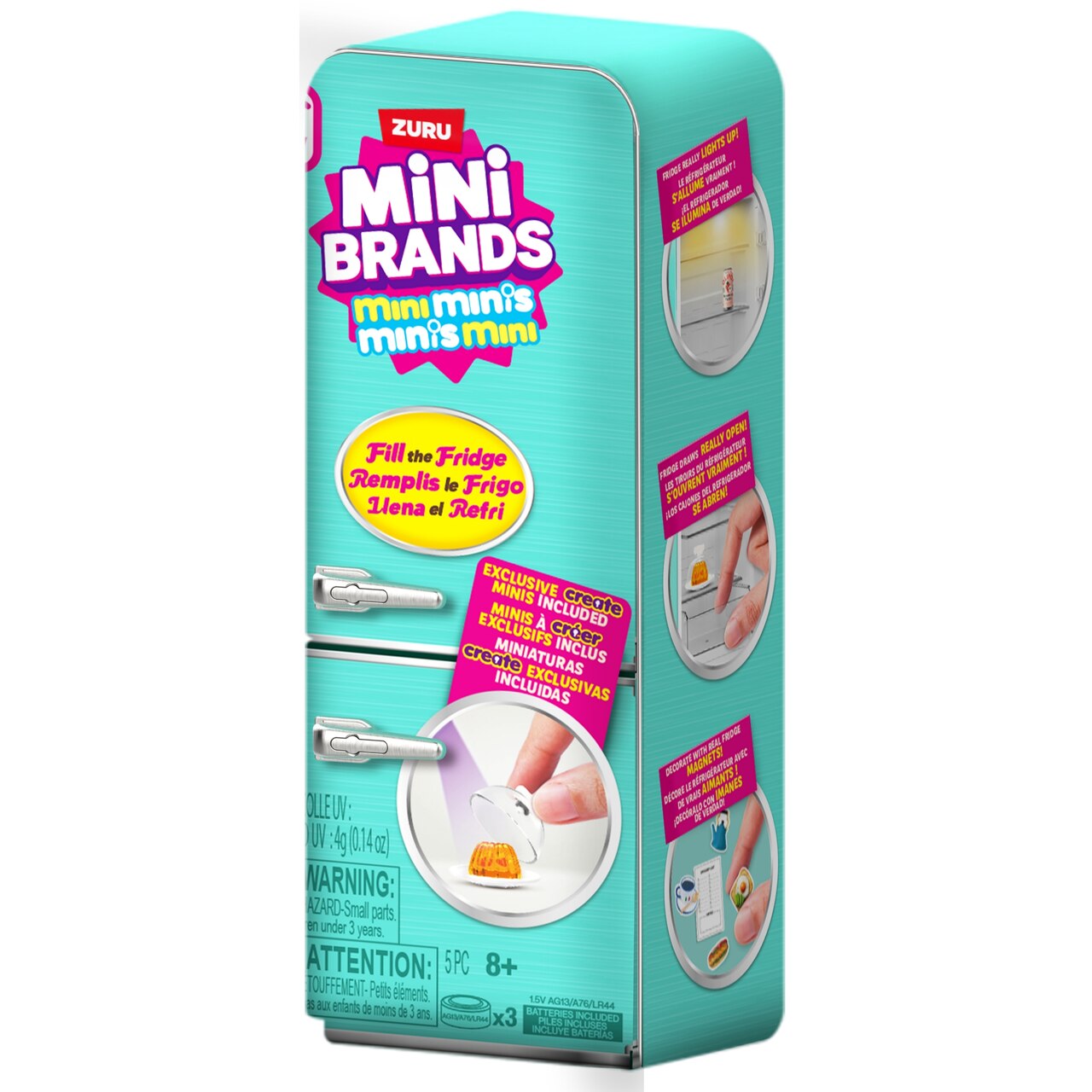 ◼️ひろです◼️ Mini Brands Fill The Fridge Playset | Indigo