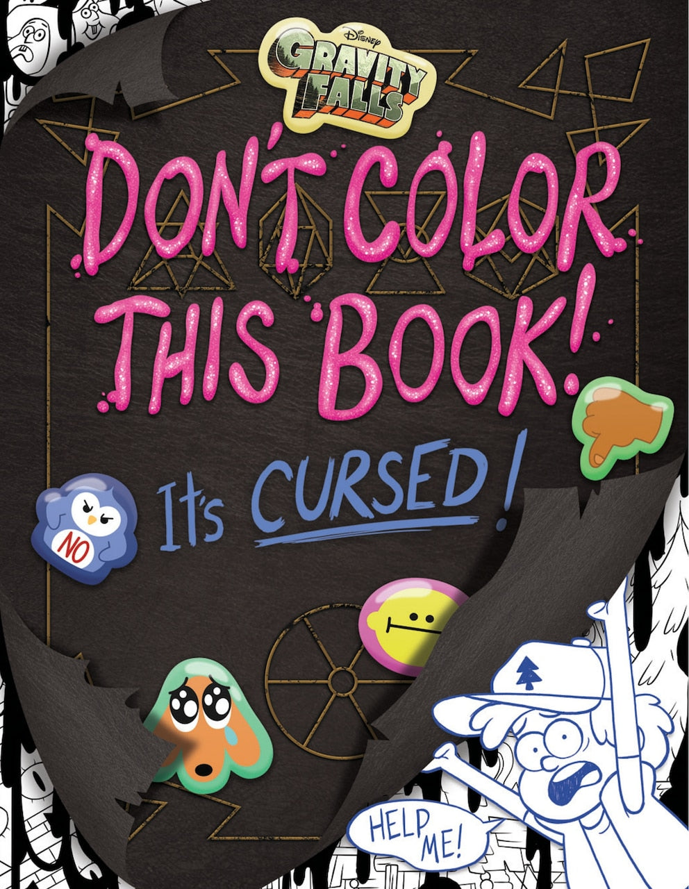 Gravity Falls: Don't Color This Book!: It's Cursed! by Emmy