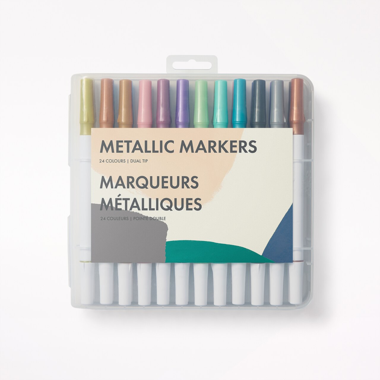 Metallic Markers, Set of 24 | Indigo