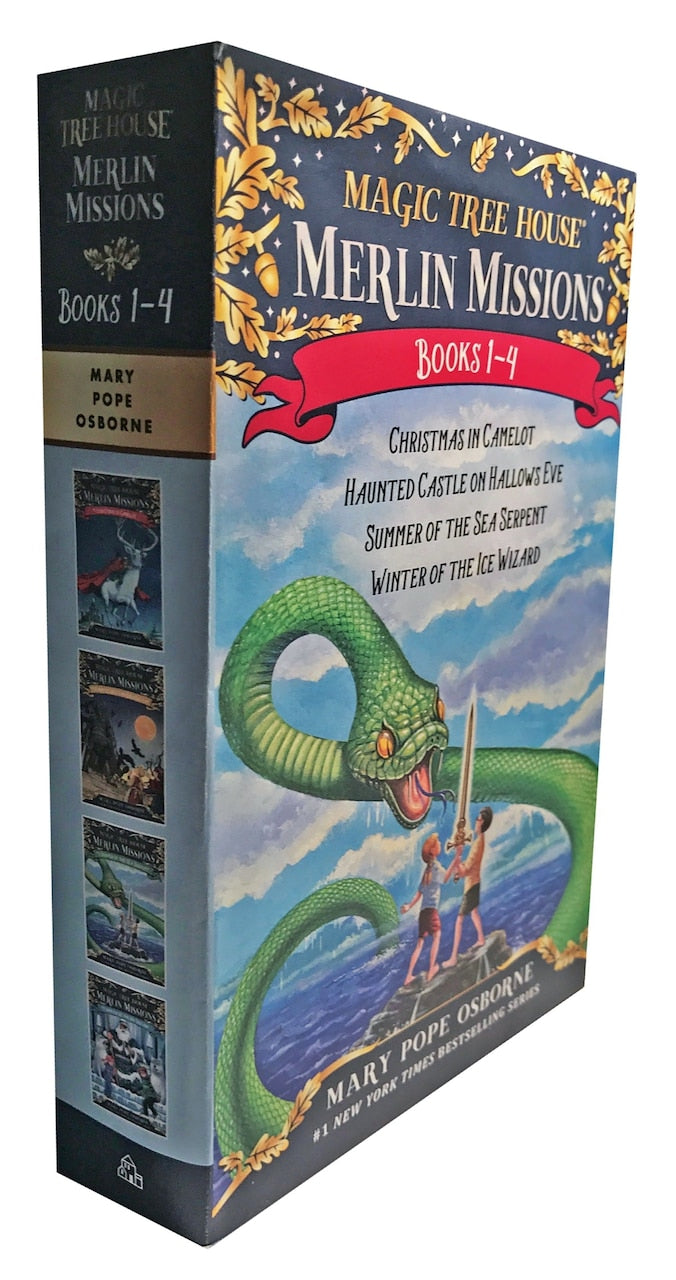 Magic Tree House Merlin Missions Books 1-4 Boxed Set: Christmas in