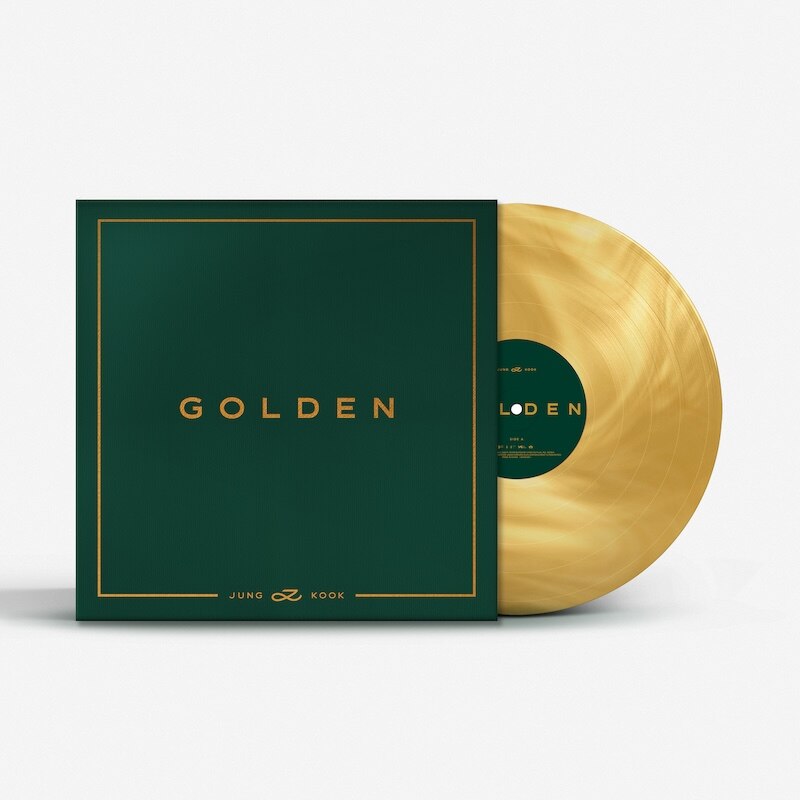 bts golden ジョングク　ラキドロ Golden by JungKook (BTS) (1 Gold Coloured LP) | Indigo