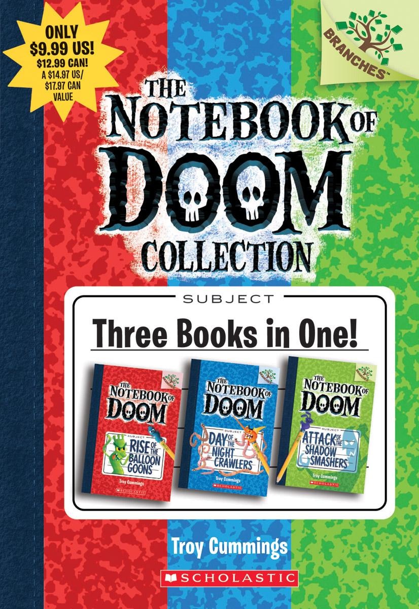 The Notebook of Doom (Books 1-3) by Troy Cummings, (Paperback
