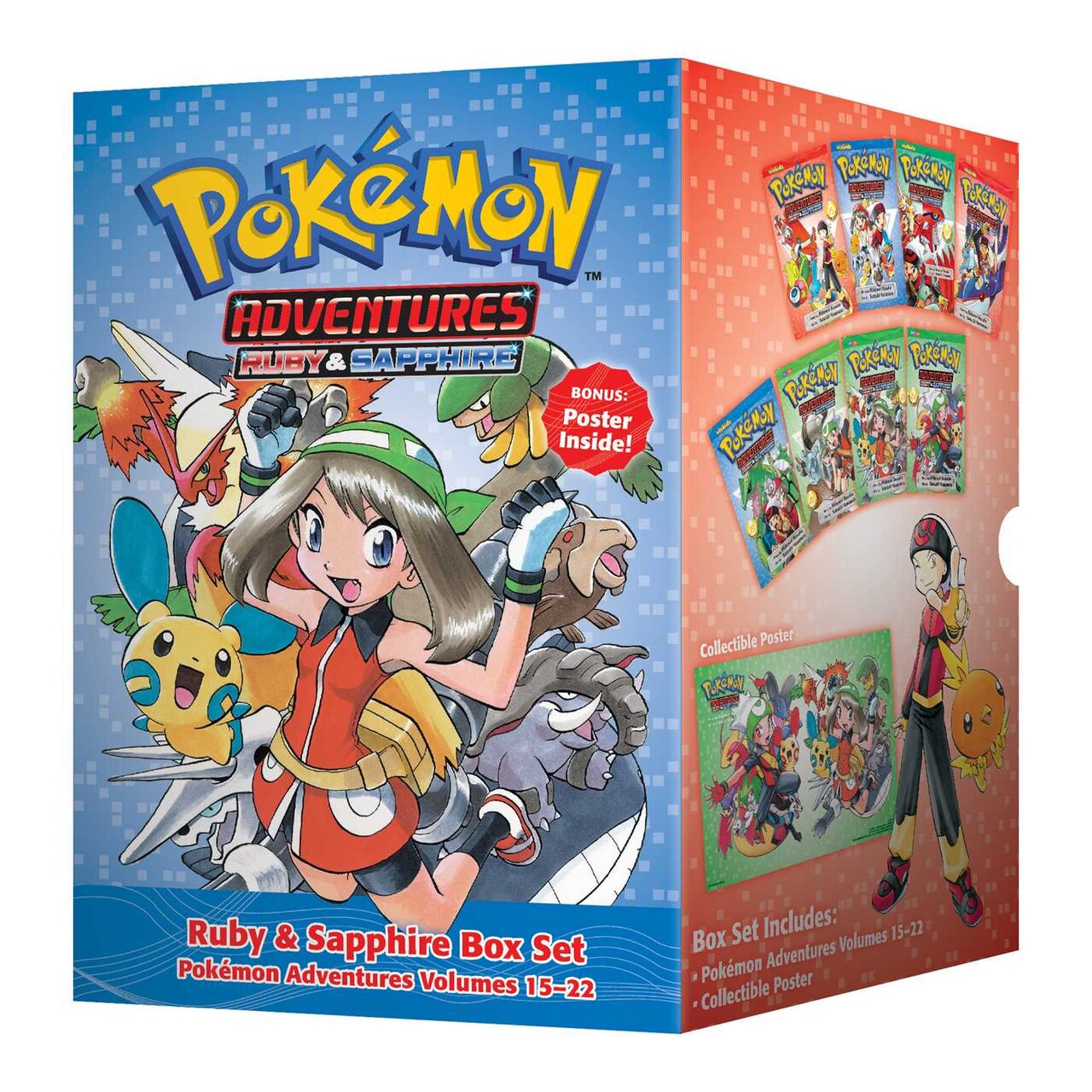 Pokémon Adventures Ruby and Sapphire set Pokémon Adventures Ruby & Sapphire Box Set: Includes Volumes 15-22