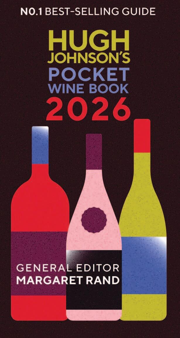 Hugh Johnson's Pocket Wine Book 2026 by Margaret Rand, (Hardcover