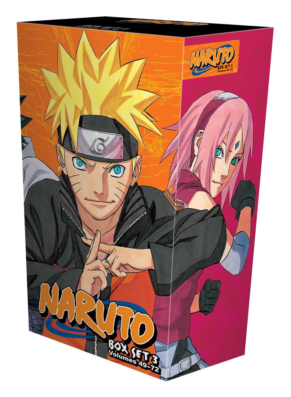 NARUTO　3冊セット Naruto Box Set 3: Volumes 49-72 with Premium by Masashi Kishimoto