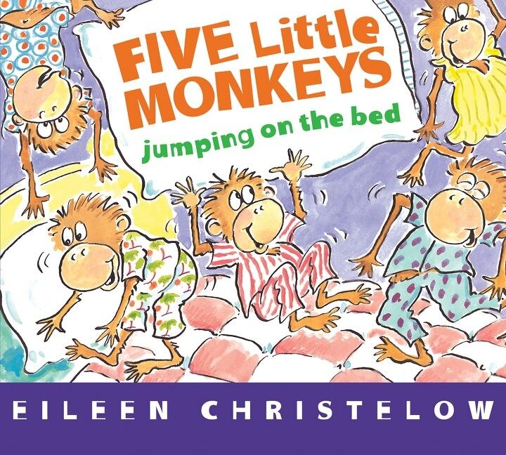 Five Little Monkeys Jumping on the Bed Padded by Eileen Christelow