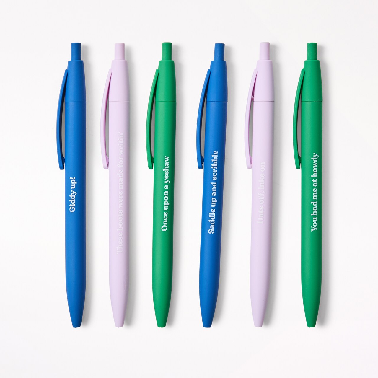 Soft Touch Pens, Set of 6 - image 1