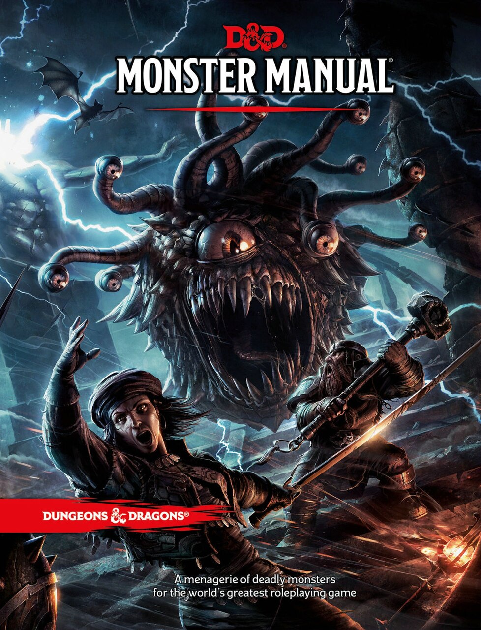 D&D RPG MONSTER MANUAL: Dungeons & Dragons Roleplaying Book by