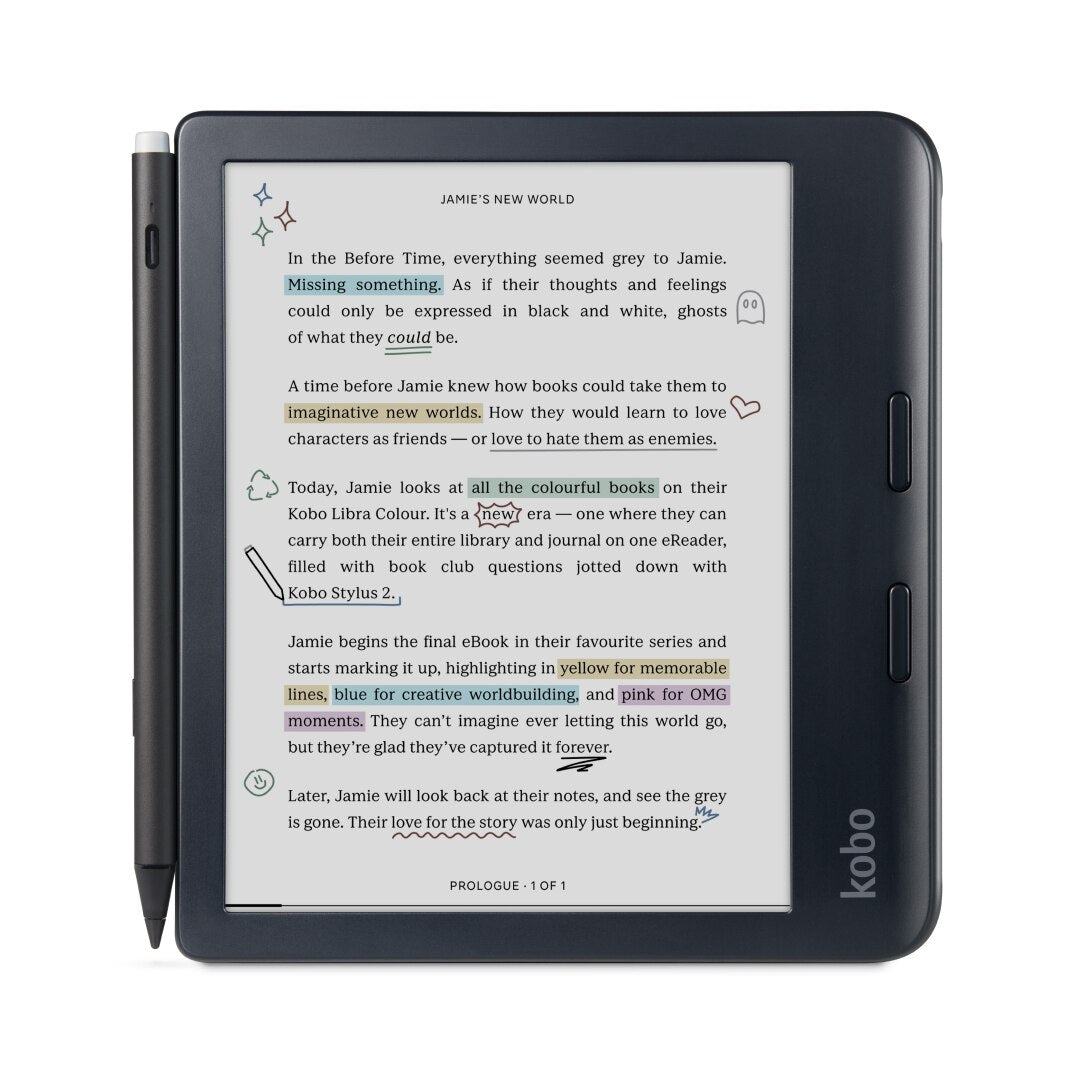 Kobo Libra Colour and Kobo Stylus 2 Pack | Indigo