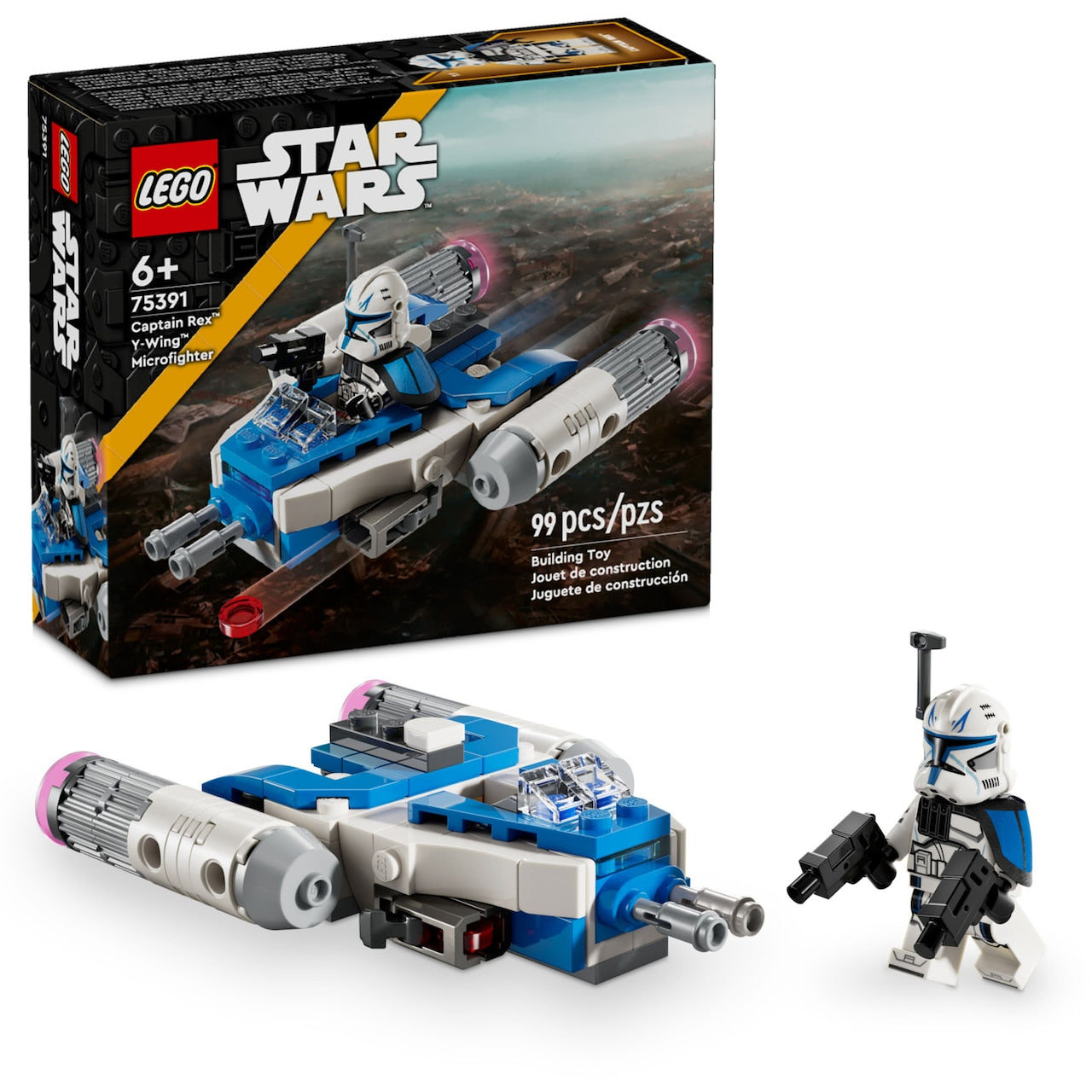 LEGO® Captain Rex™ Y-Wing™ Microfighter 75391 | Indigo