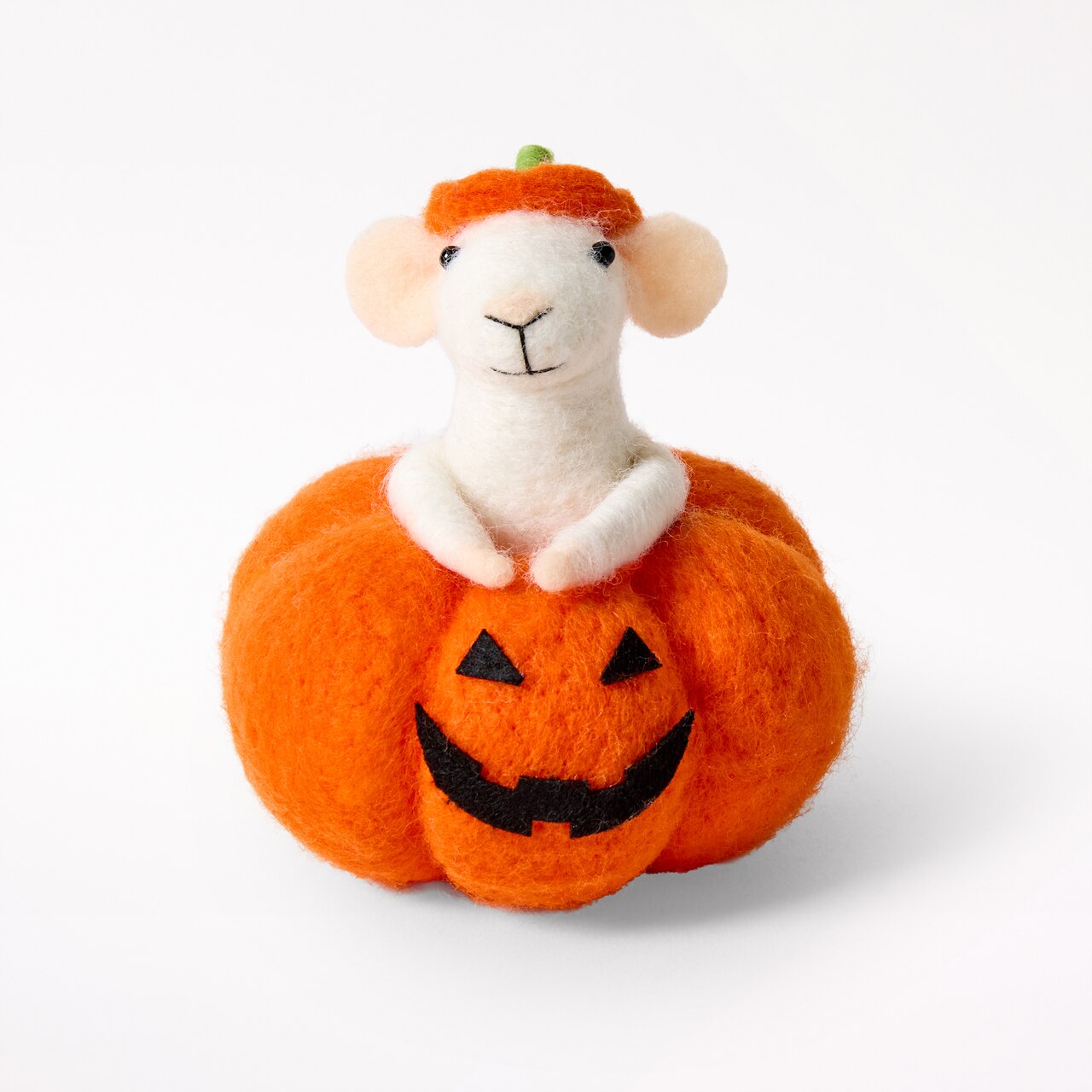 Mouse in Pumpkin Decor - image 1