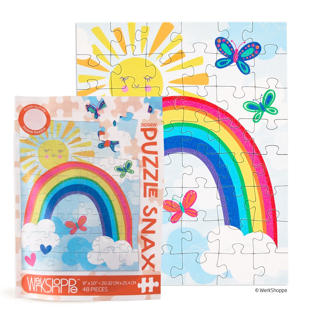 Puzzle Snax Arc-en-ciel ensoleillé – 48 morceaux - image 1