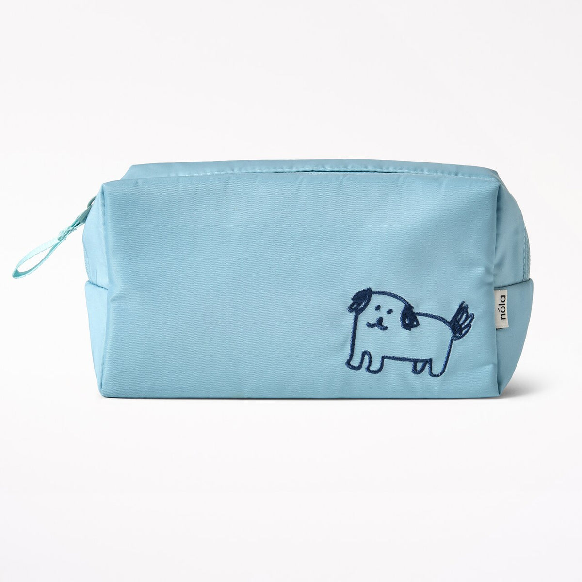 Nylon Pencil Pouch, Blue - image 1