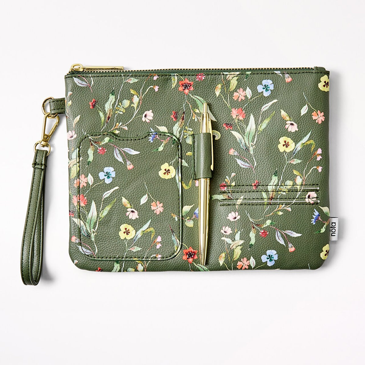 Ultimate Office Pouch, Green Floral - image 1