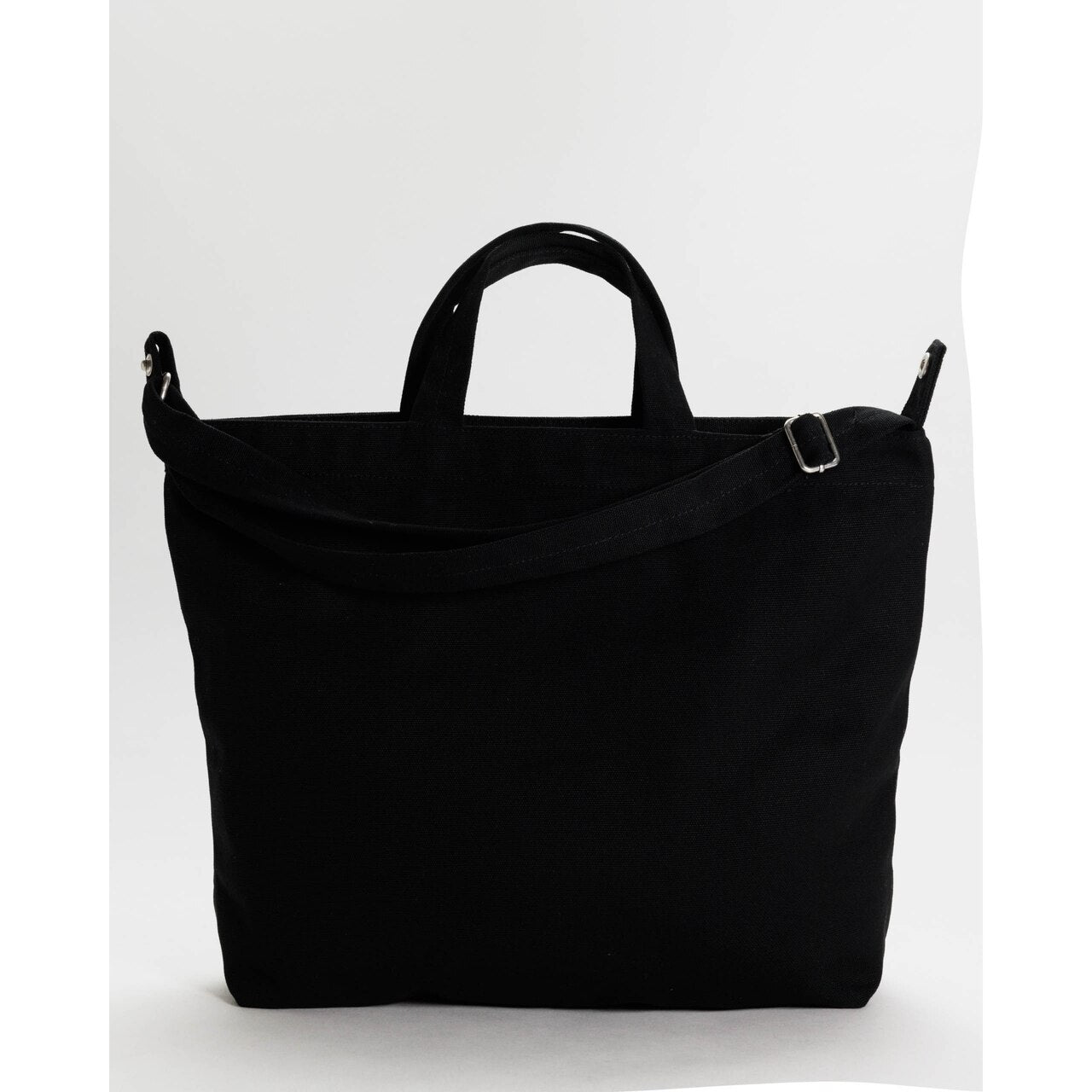 Horizontal Zip Duck Bag - Black | Indigo