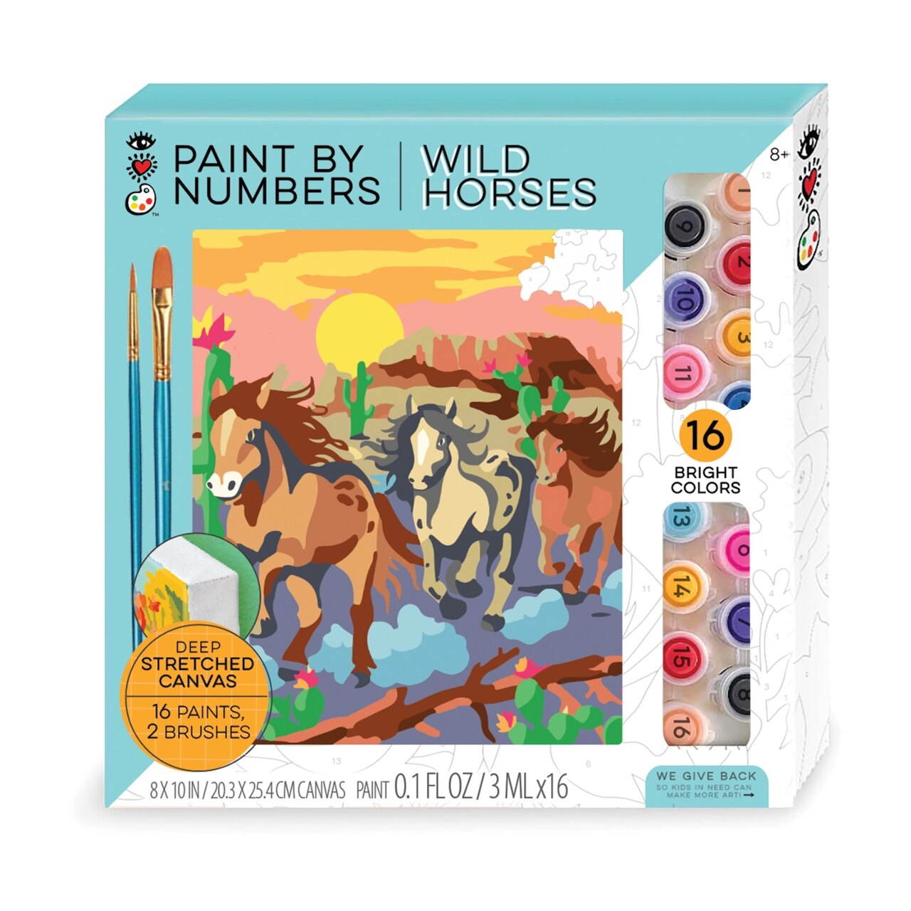 iHeartArt Paint By Numbers Wild Horses - image 1