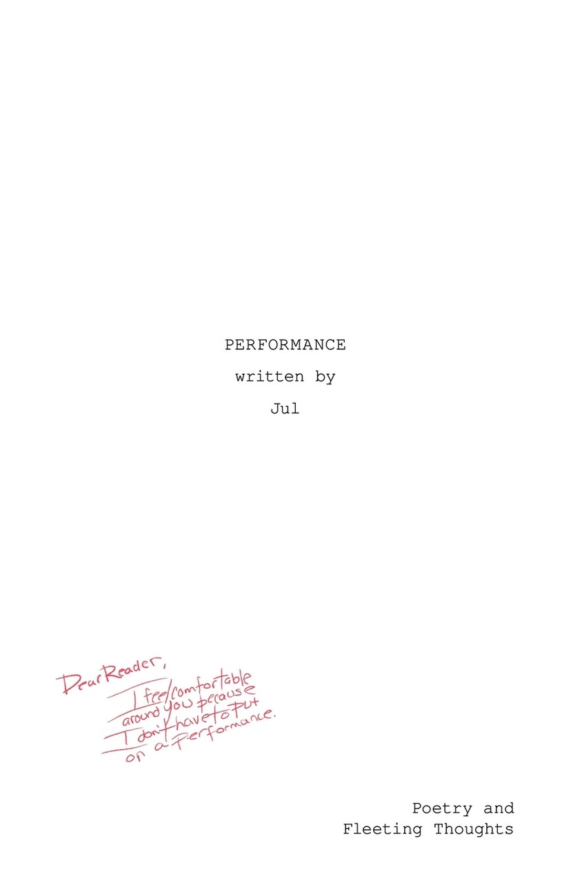 Performance: Poetry and Fleeting Thoughts - image 1