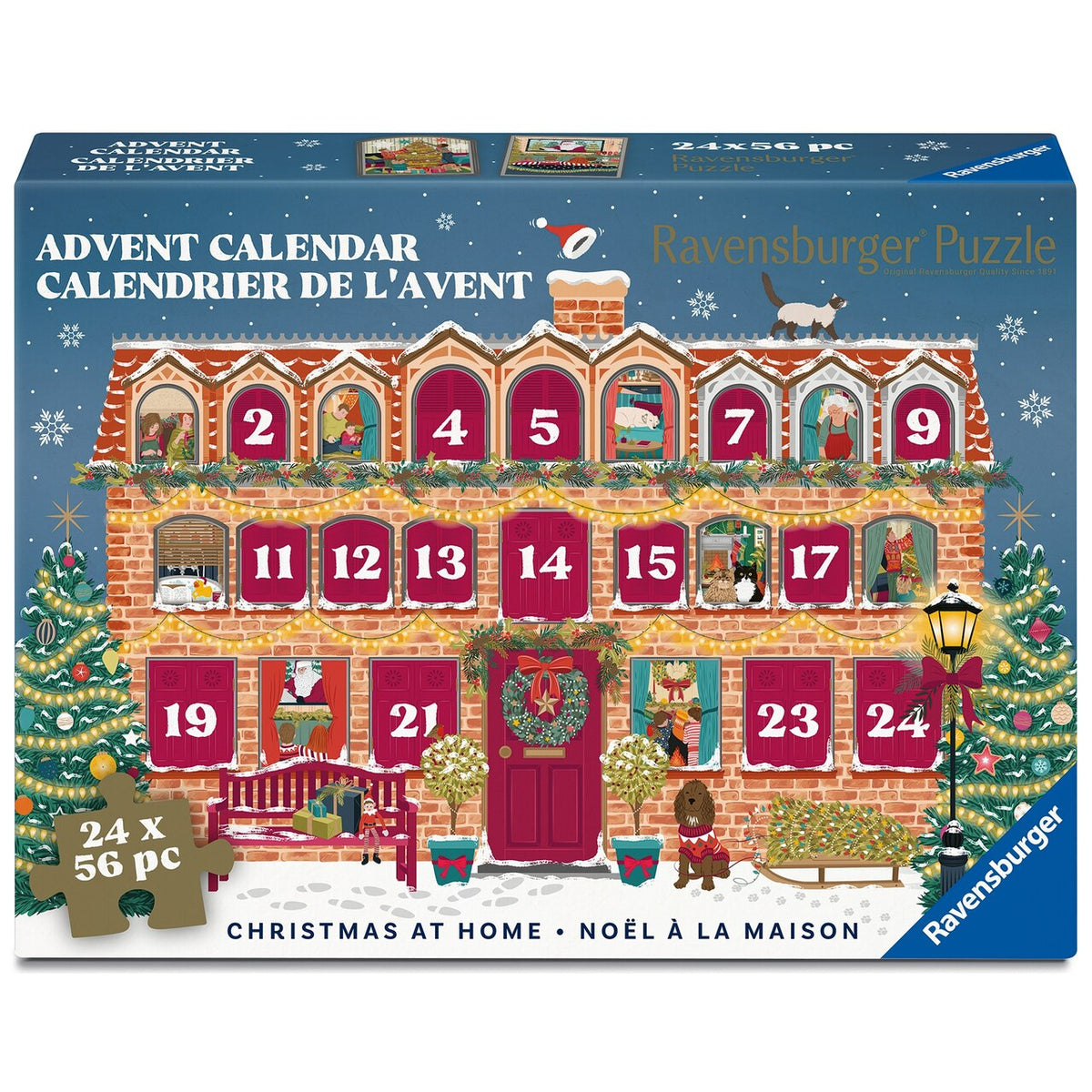 RAVENSBURGER CHRISTMAS AT HOME ADVENT CALENDAR - image 1