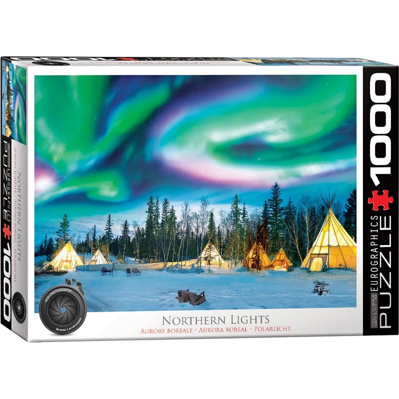 Yellowknife Northern Lights, 1000 Pieces | Indigo