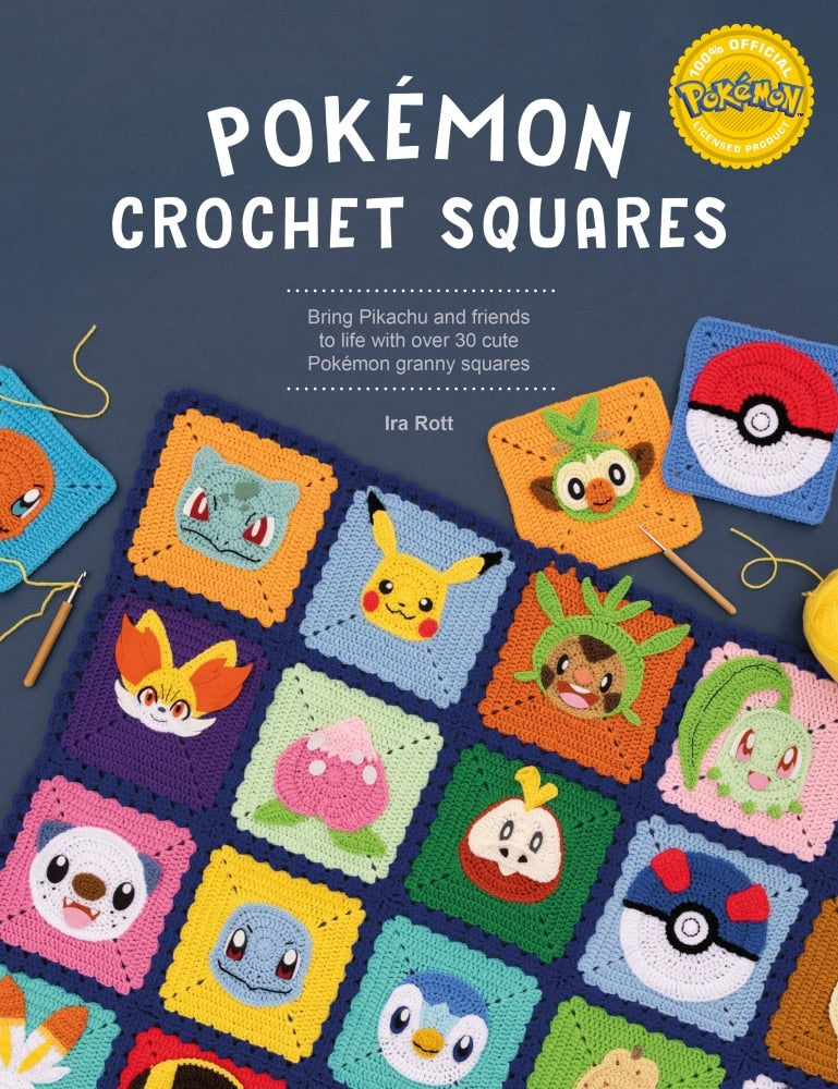 Pokémon Crochet Squares: Bring Pikachu and friends to life with over 30 cute Pokémon granny squares - image 1