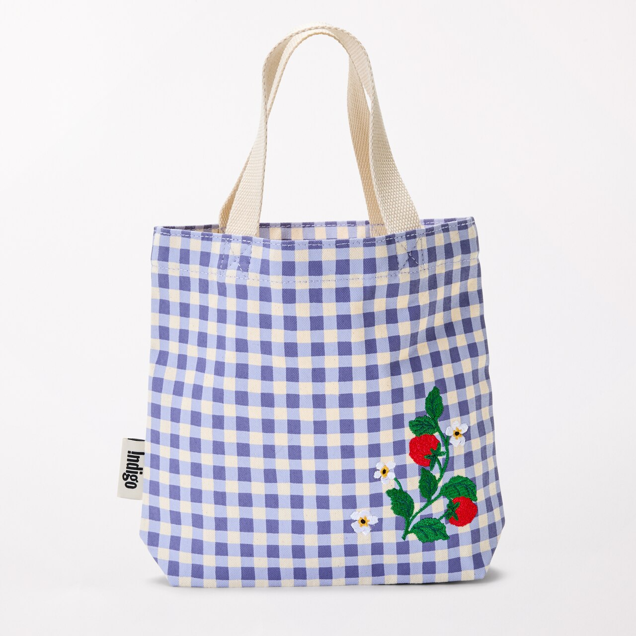 boutique holiday checkered shopping tote busy bee travel bag Bees Embroidered Mini Tote