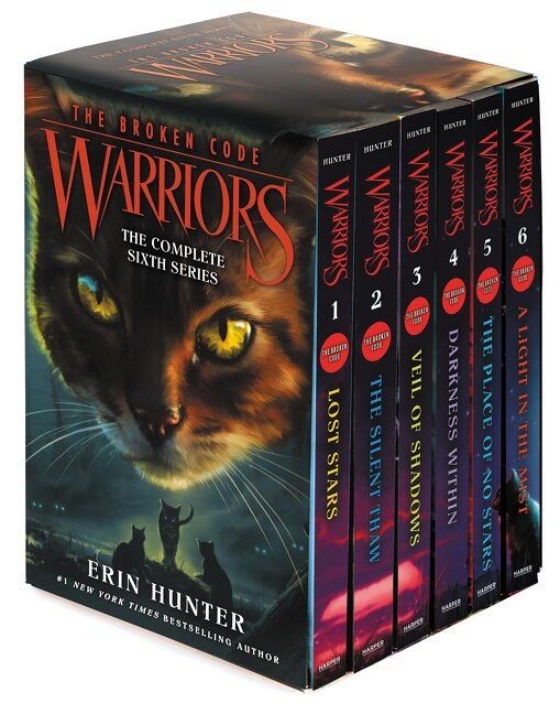 Warriors: The Broken Code Box Set: Volumes 1 to 6 by Erin Hunter