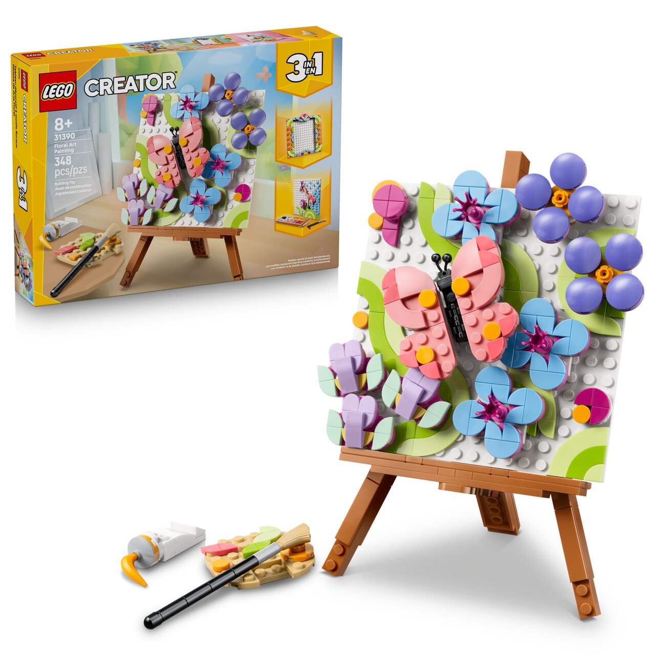 LEGO® Floral Art Decor Painting - 31390 - image 1