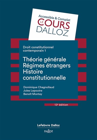 Théorie générale, régimes étrangers, histoire constitutionnelle - image 1