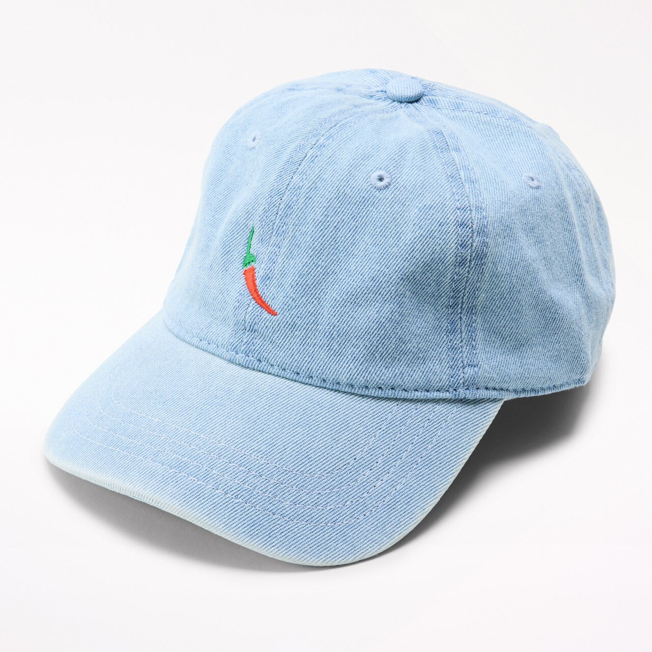 Ball Cap, Chili Pepper, Light Denim - image 1