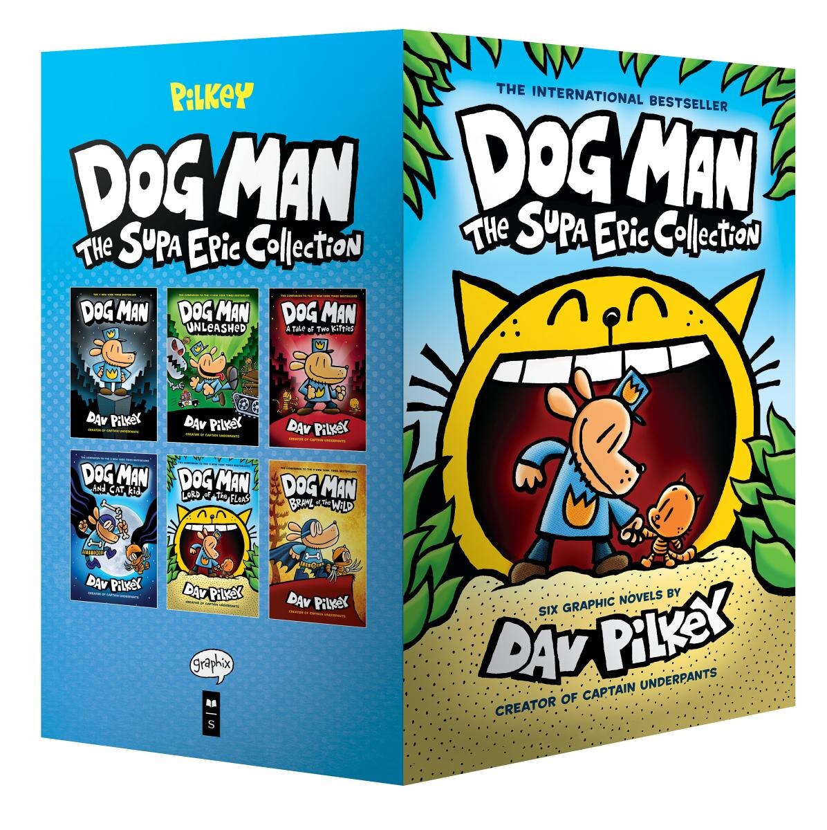児童書セット Dog Man, Big Nate Dog Man Complete 13 Books Set (#1- #13): Author: Dav Pilkey