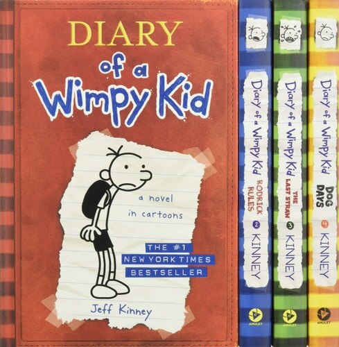 Diary of a Wimpy Kid Box of Books 1-4 Hardcover Gift Set: Diary of