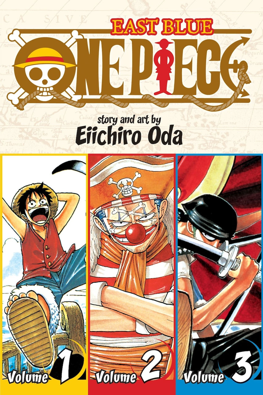 One Piece (Omnibus Edition), Vol. 1: Includes vols. 1, 2 & 3 by
