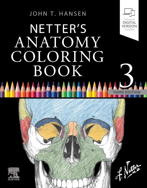 Netter's Anatomy Coloring Book by John T. Hansen, (Paperback (2026