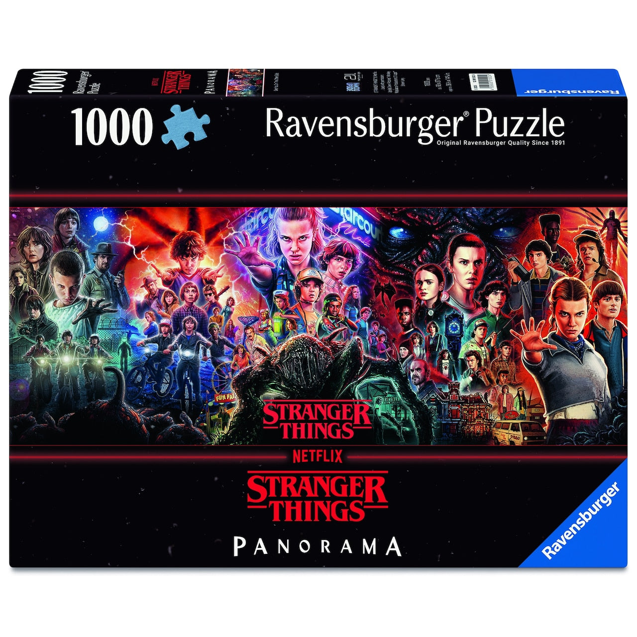 Stranger Things Panoramic 1000pc Puzzle | Indigo