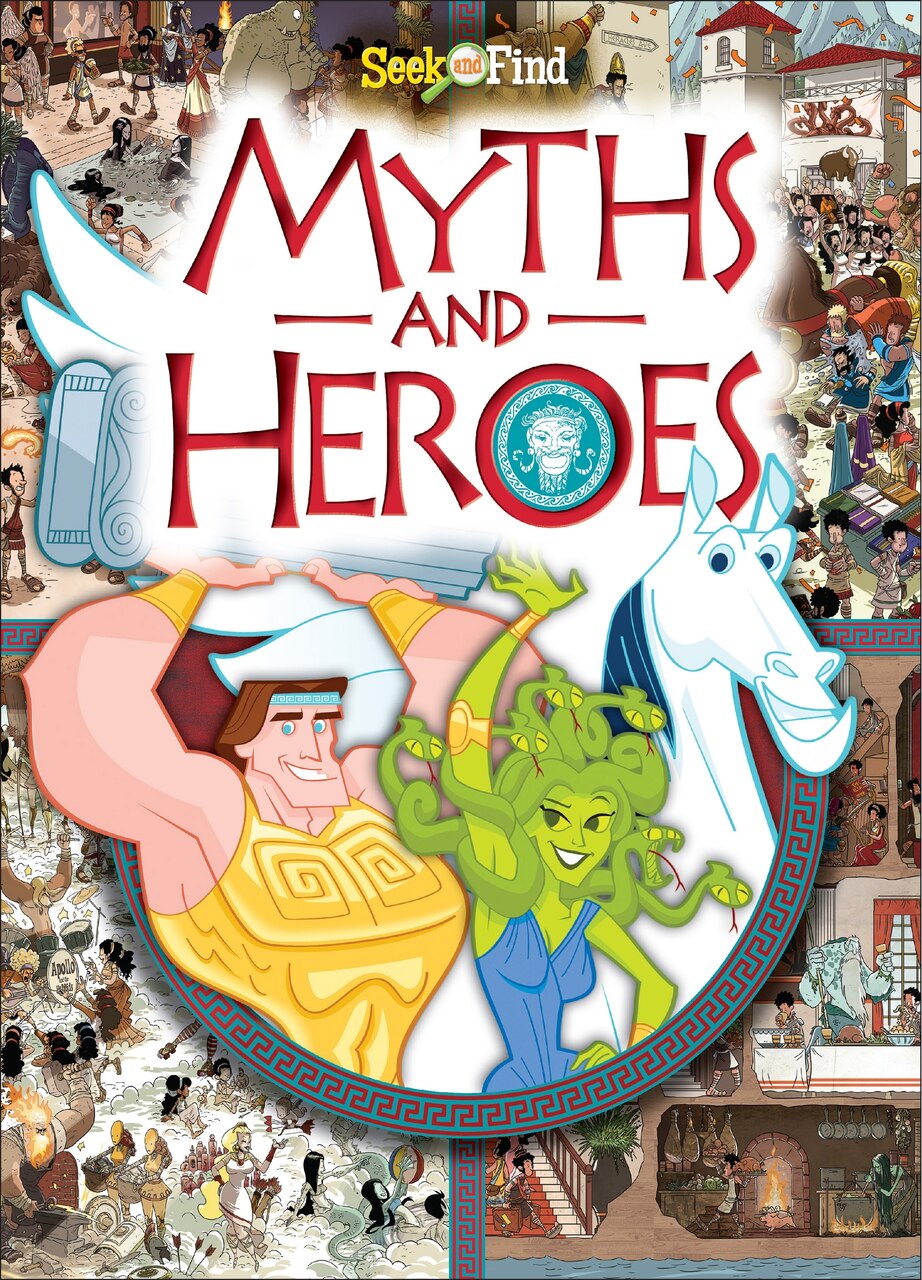 Myths and Heroes: Seek and Find by Melanie Zanoza Bartelme