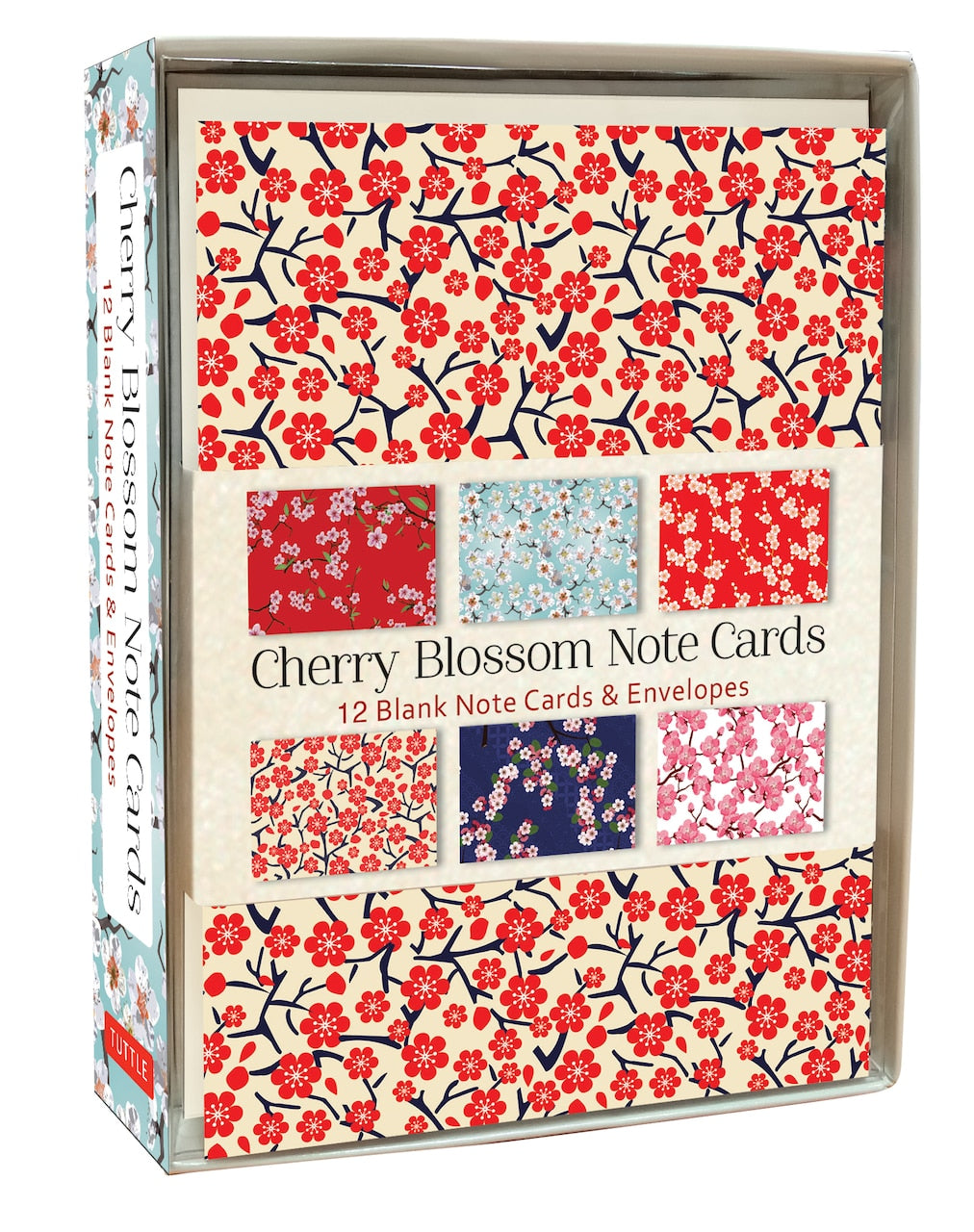 Cherry Blossom Note Cards: 12 Blank Note Cards & Envelopes (4 x 6 inch