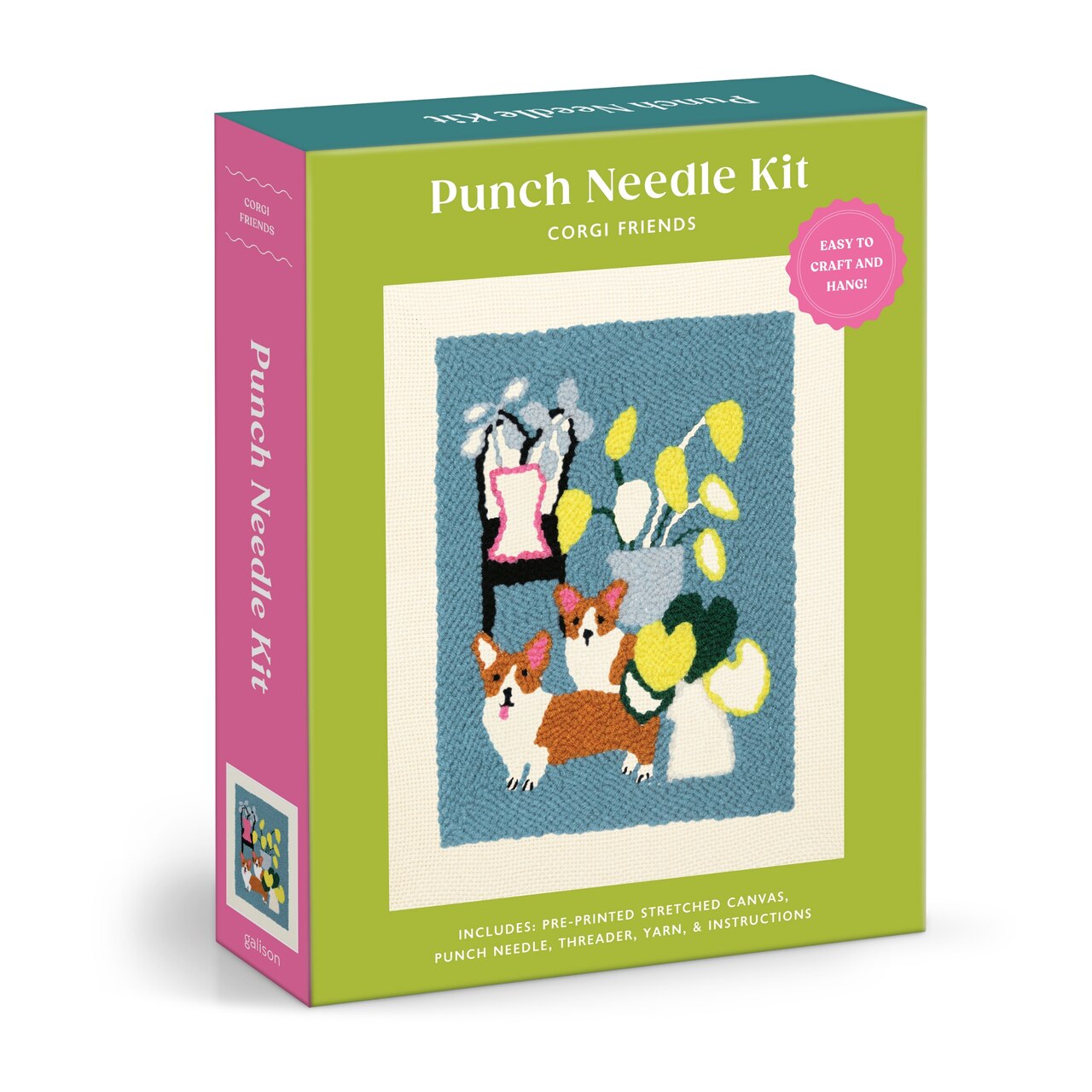 Corgi Friends Punch Needle Kit - image 1