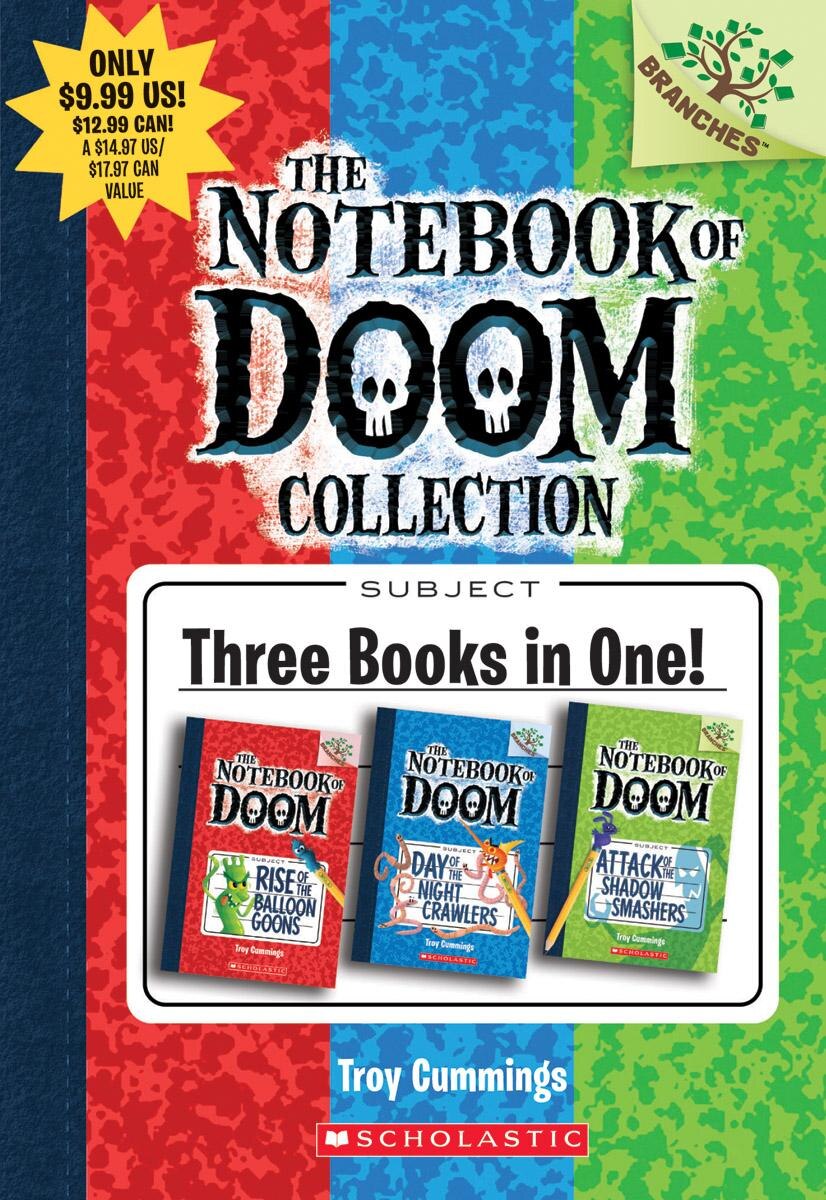 The Notebook of Doom (Books 1-3) by Troy Cummings, (Paperback