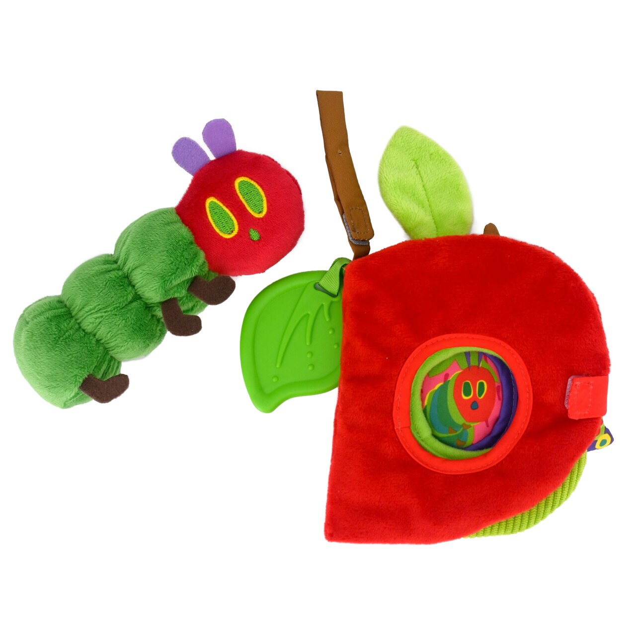 EC Jeu d'activités pour l'heure du conte - Pomme et chenille en peluche - image 1