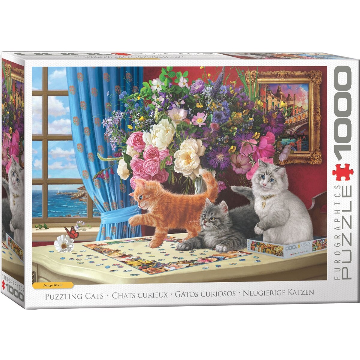 Puzzling Cats 1000 PC Puzzle - image 1
