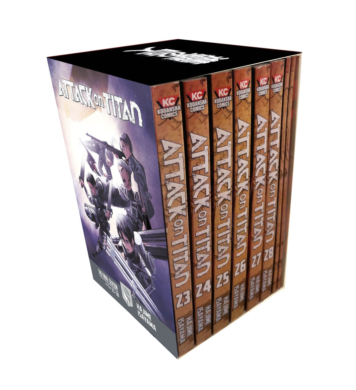 Attack on Titan The Final Season Part 1 Manga Box Set by Hajime