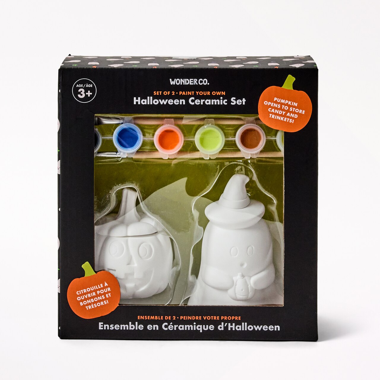 Paint Your Own Ceramic Pumpkin Ghost - image 1