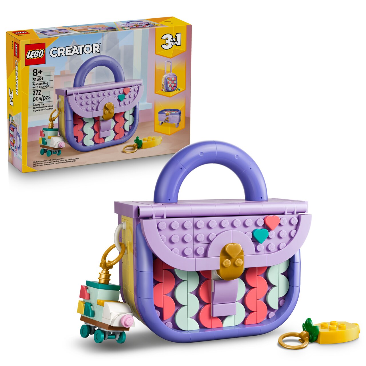 LEGO® Art Fashion Bag with Storage - 31391 - image 1